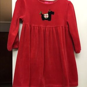 🌸 Girl’s Red Corduroy Dress - Like New!